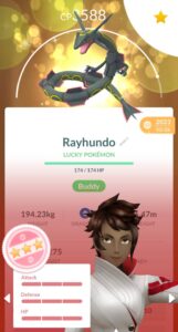 shundo rayquaza pokemon go shiny hundo